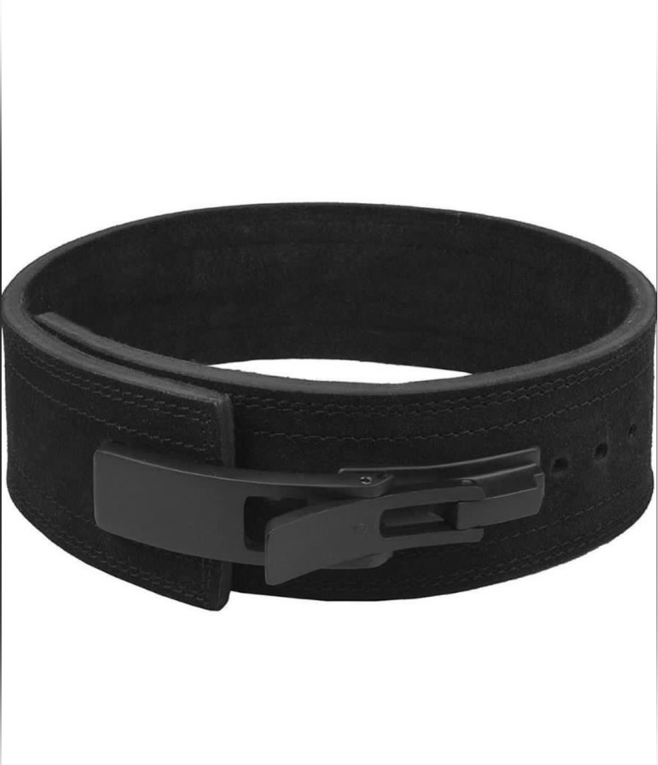 Black Lever belt, Sports Equipment, Exercise & Fitness, Weights