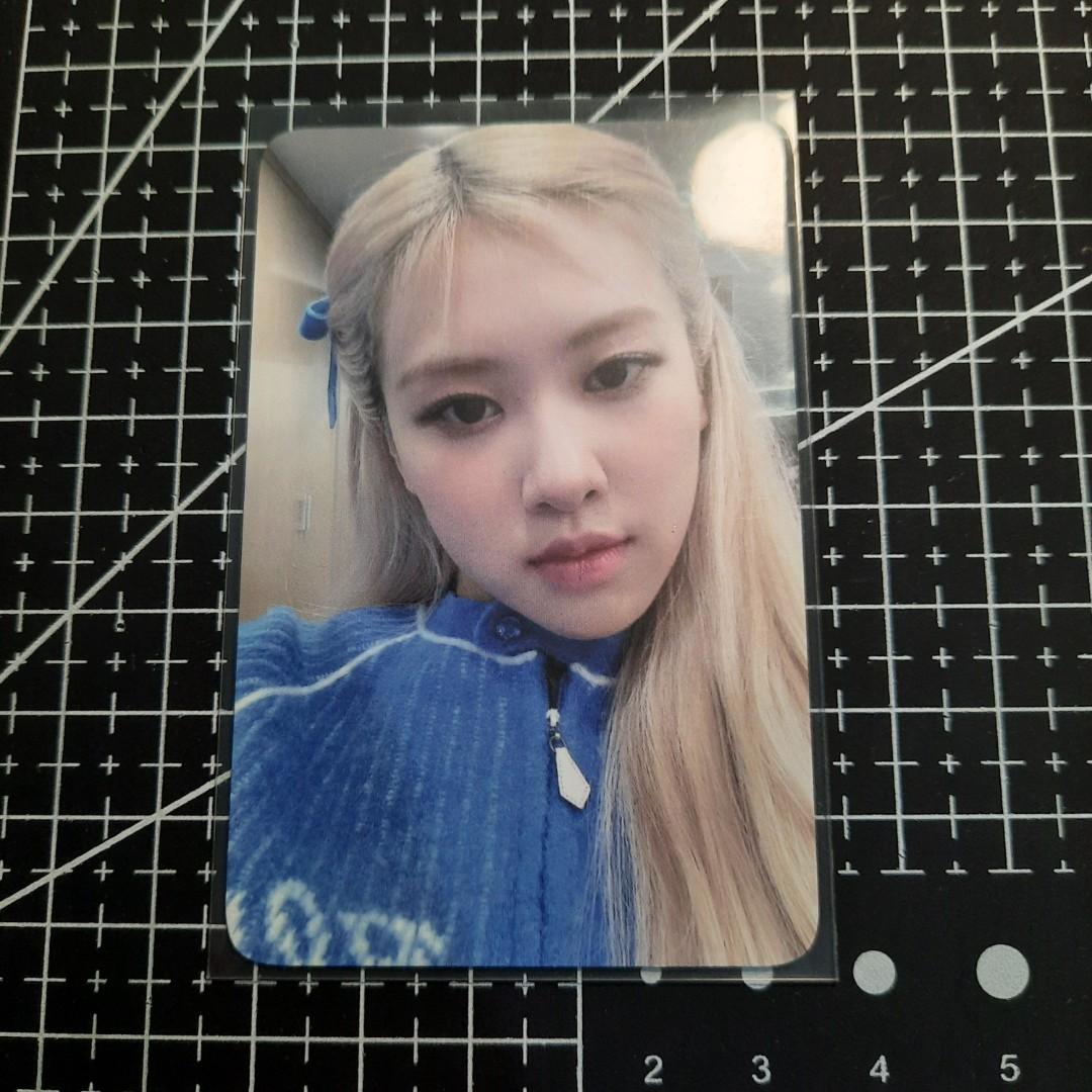 小物などお買い得な福袋 BLACKPINK トレカ 古臭く ユニバ特典 ROSE ALBUM THE K-POP・アジア