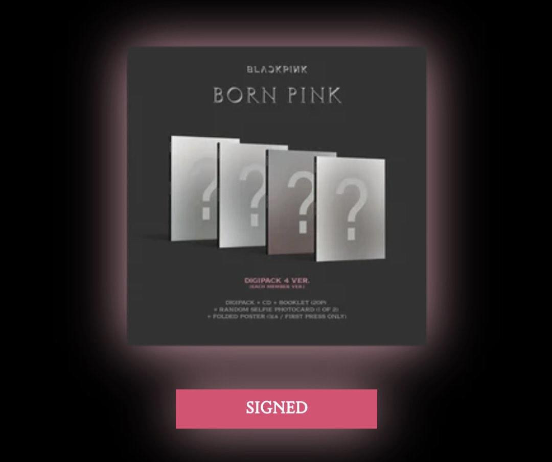 ブルピン BLACKPINK BORN PINK 直筆サイン入りCDセット BLACKPINK BORN PINK 直筆サイン入りCDセット