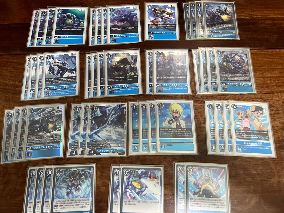 Digimon TCG deck Blue Flare, Hobbies & Toys, Toys & Games on Carousell