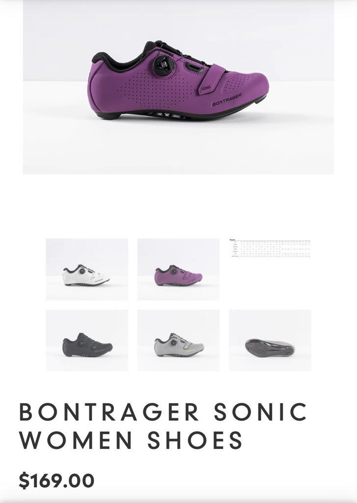 bontrager sonic cycling shoes