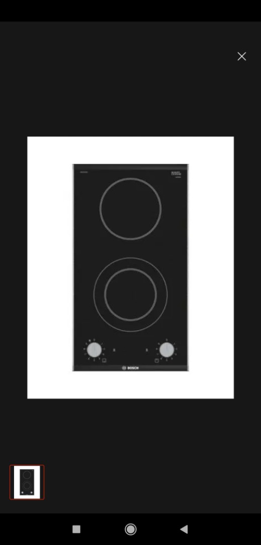 Bosch electric stove, TV & Home Appliances, Electrical, Adaptors
