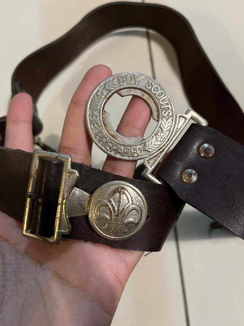 Boy Scout Belt 1970s Hobbies Toys Collectibles Memorabilia Vintage Collectibles on Carousell