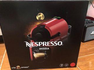 Brand new Nespresso Inissia (Red)