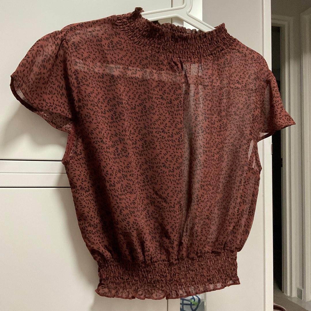 MAHIN SLEEVELESS BLOUSE (BRICK)