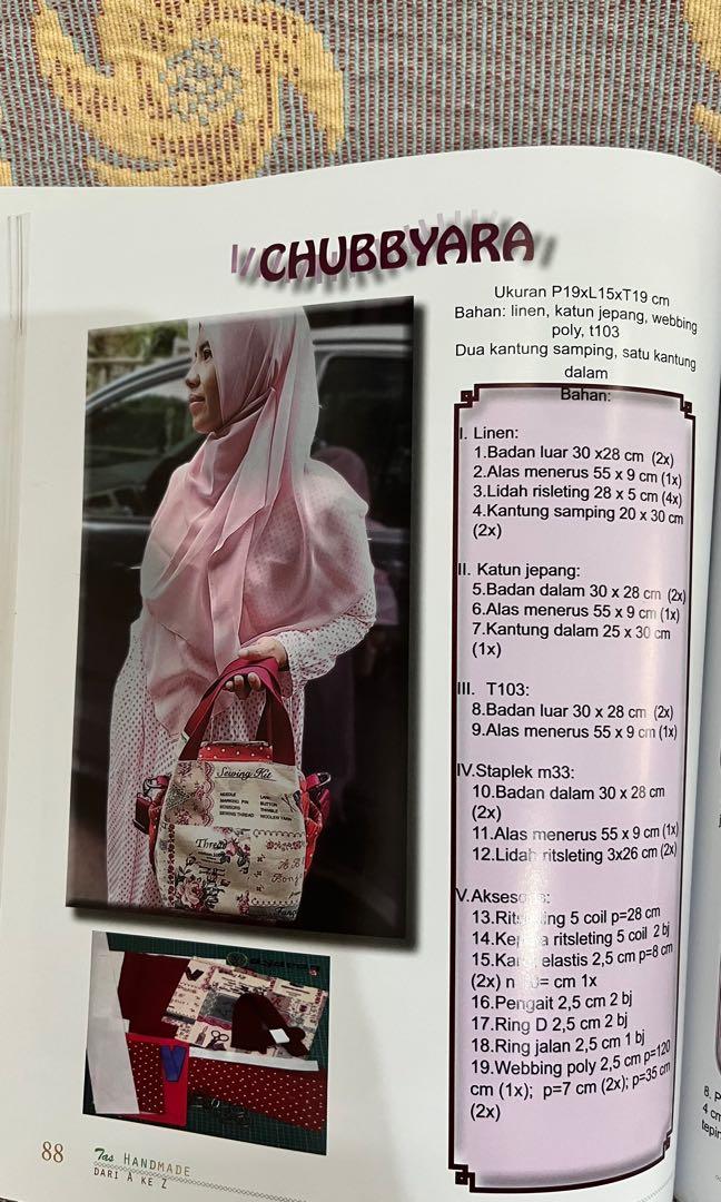 Buku Tas Handmade lengkap, Desain & Kerajinan Tangan, Alat & Bahan