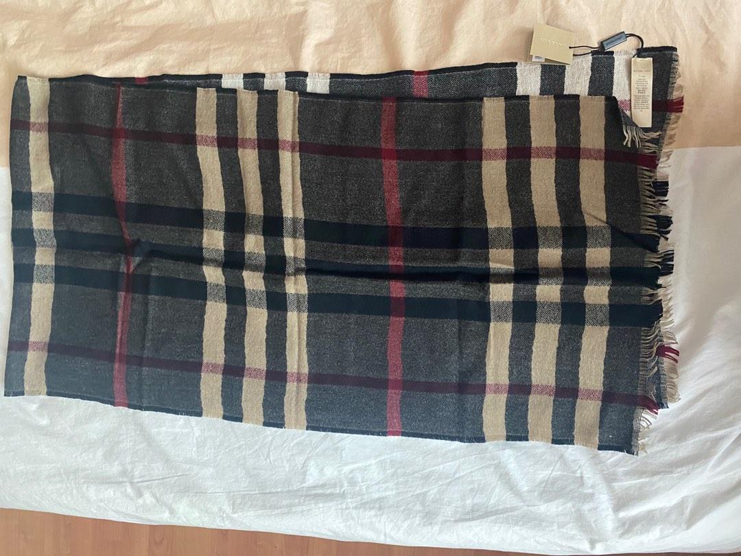 Burberry cashmere scarf Luxury Accessories on Carousell