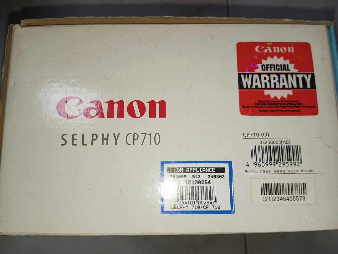 Canon SELPHY CP710 Compact Photo Printer