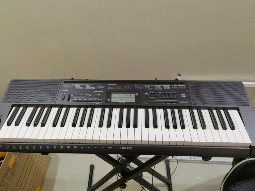 CASIO PIANO KEYBOARD CTK3500 61 Keys With Stand, Hobbies & Toys