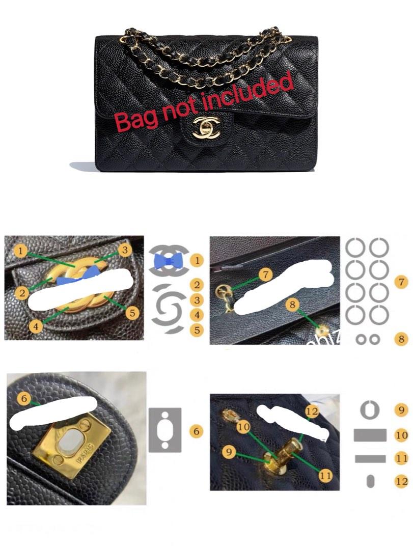 𝐁𝐍𝐂𝐓👜]💛 Chanel Mini Flap Bag (with Top Handle) Hardware Protective  Sticker Film – BAGNEEDCARETOO