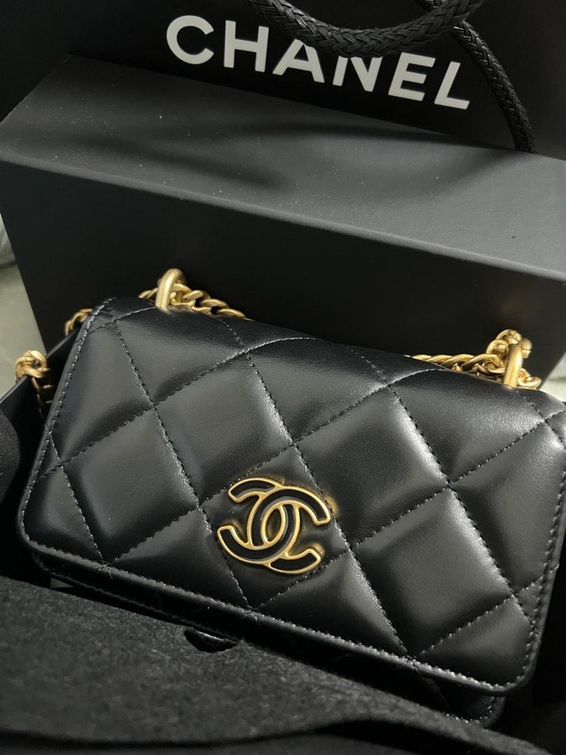 Chanel pending clutch on chain, Women's Fashion, Bags & Wallets
