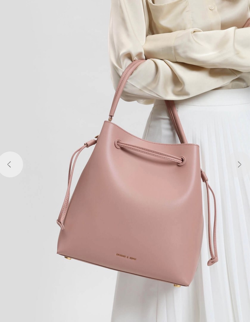 Charles and keith classic bucket sale bag