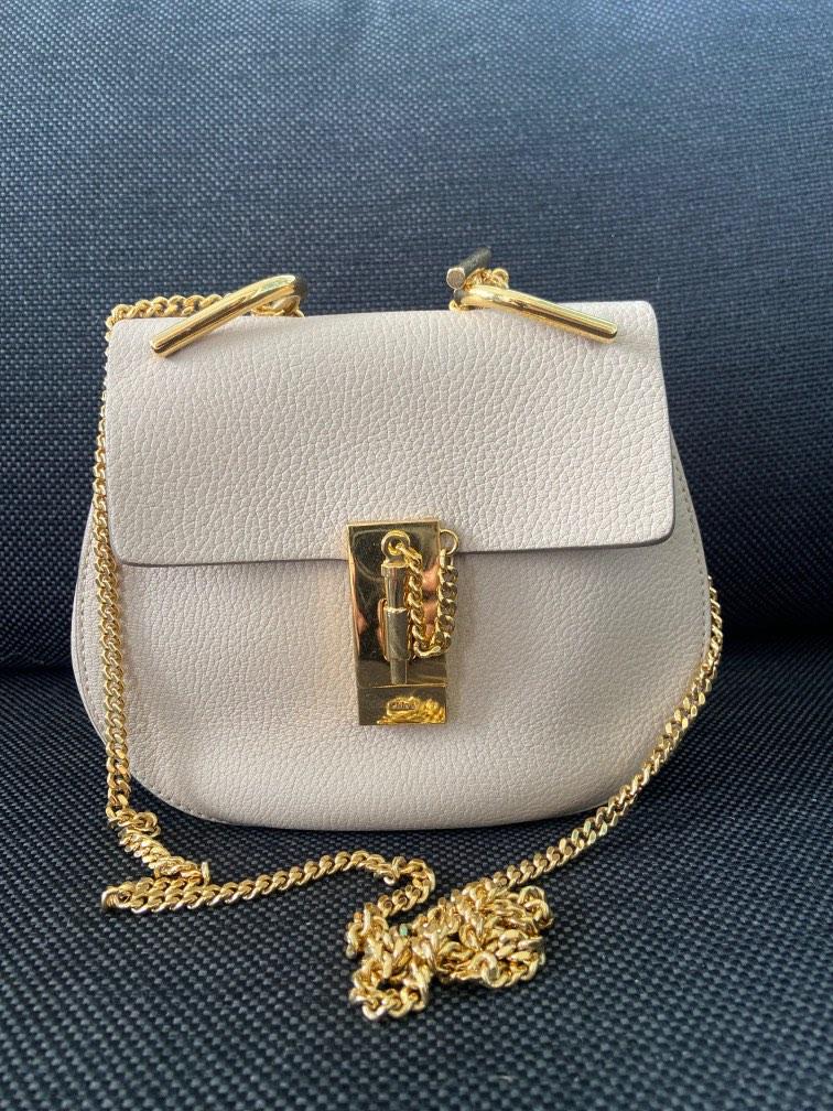 Chloe Cream Drew Bag Small