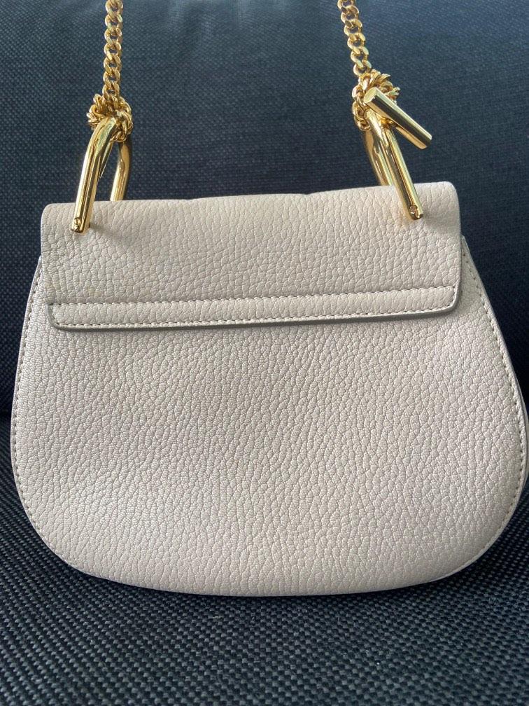 Chloe Cream Drew Bag Small