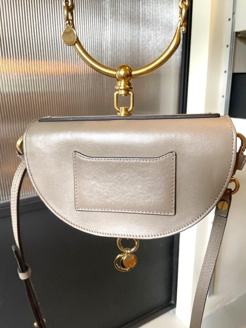 Chloé Nile Bracelet Bag Beige Leather ref.801776 - Joli Closet