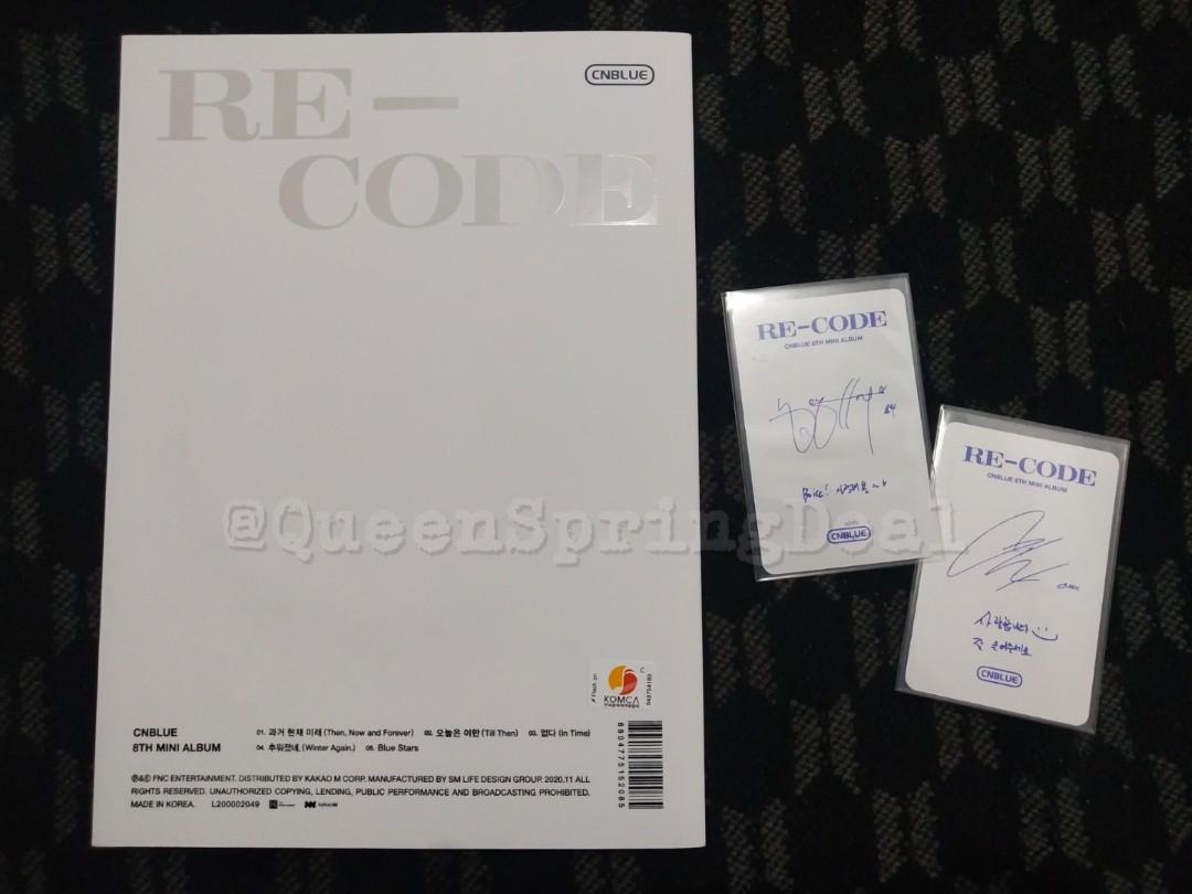 Cnblue Re Code Album Special Version Hobbies Toys Memorabilia