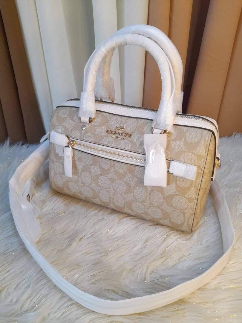 Coach Rowan Satchel in Signature Canvas, Women's Fashion, Bags & Wallets,  Shoulder Bags on Carousell