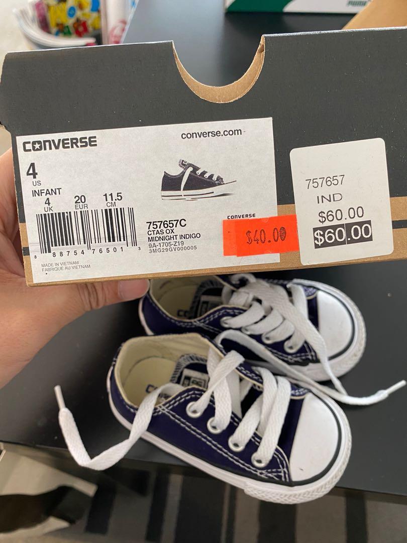 Midnight sale indigo converse