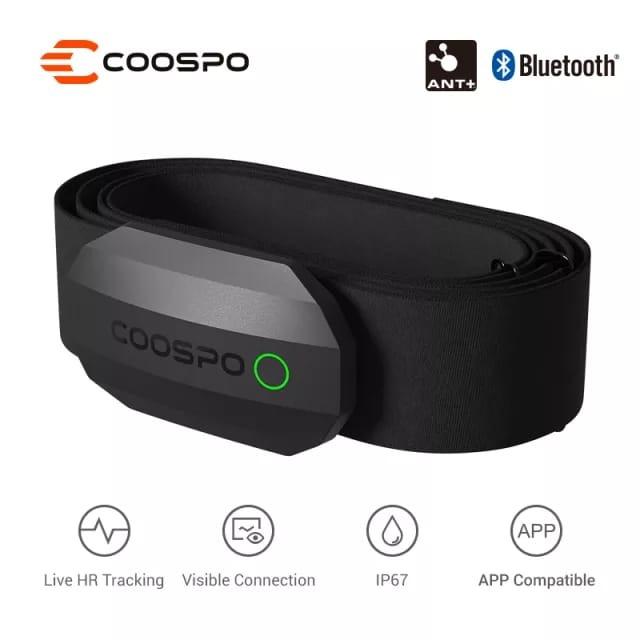 CooSpo H808S Heart Rate Sensor Dual Mode ANT Bluetooth With Chest Strap ...