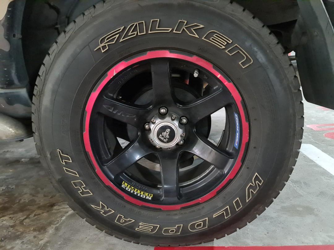 Deep Disc 4x4 Rims w/o tyres, Car Accessories, Tyres & Rims on Carousell