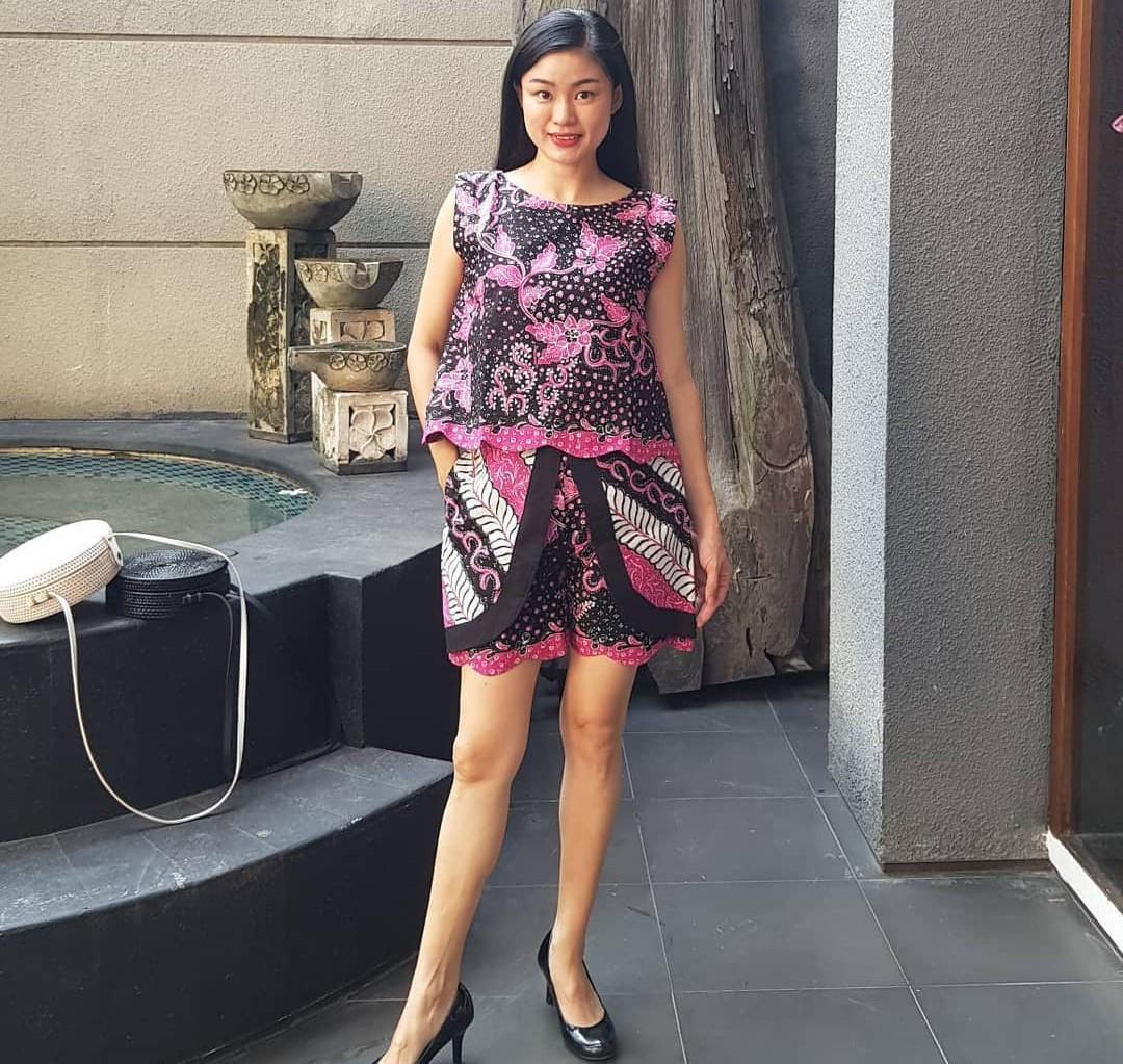 Dress top batik premium