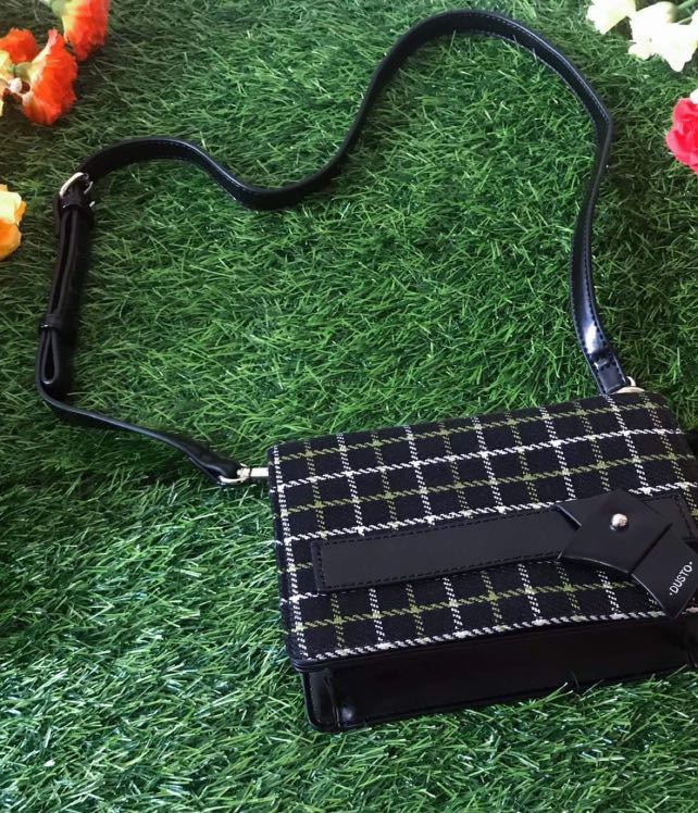 Dusto sling bag two way clutch bag or sling bag, Women's Fashion, Bags