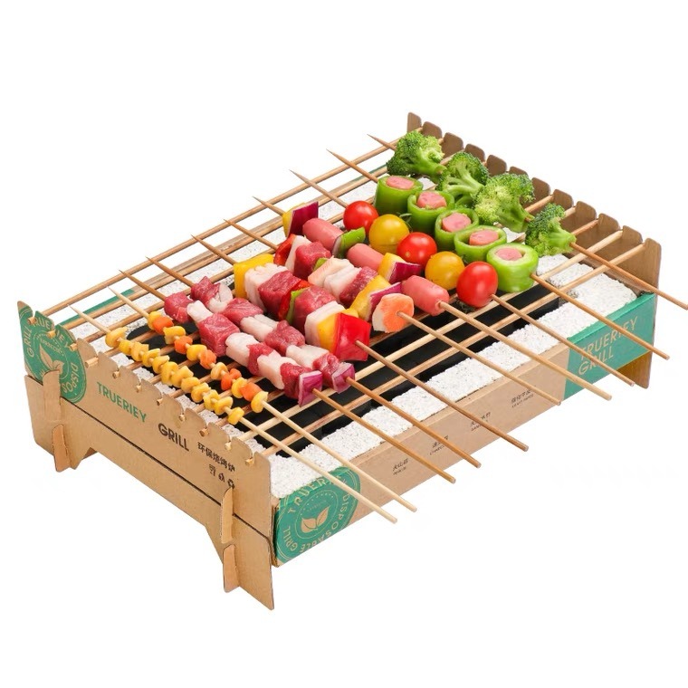 Eco Friendly Disposable BBQ Pit Portable Instant Fire Barbecue Bio