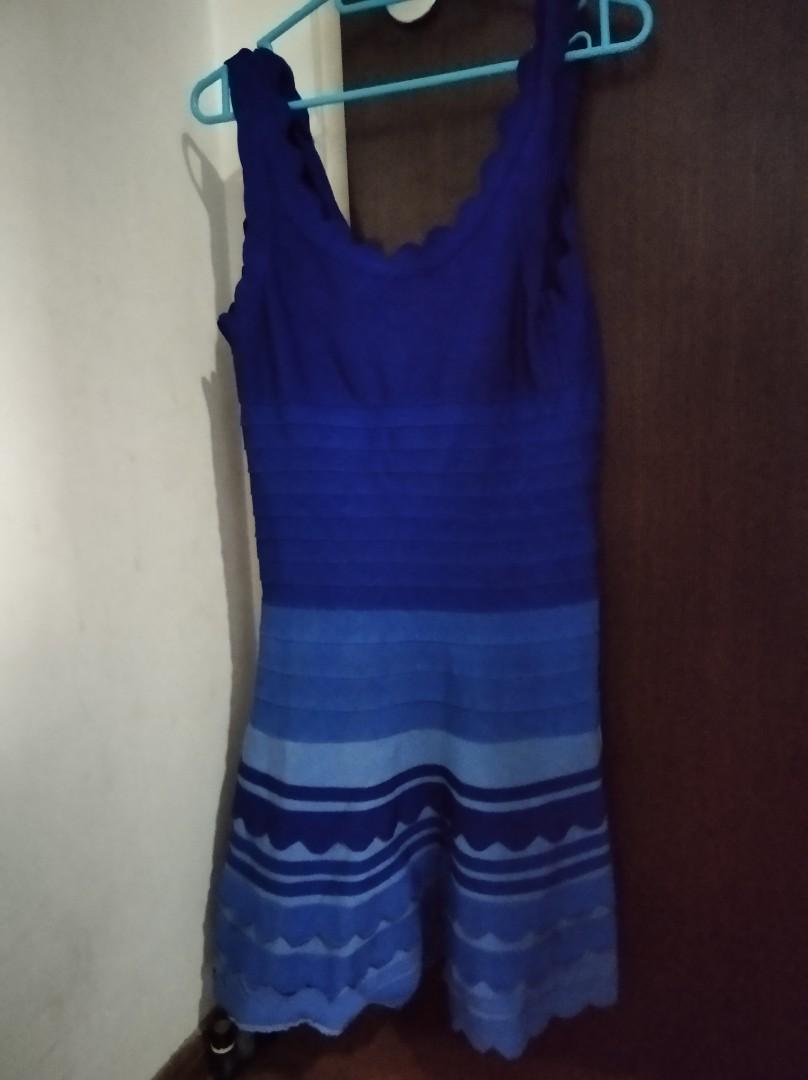 Electric Blue Bodycon Dress, Women's Fashion, Dresses & Sets, Dresses