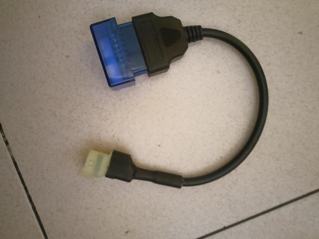 ELM327 OBD2 V2 with Honda cable adopter, Motorbikes, Motorbike Parts ...