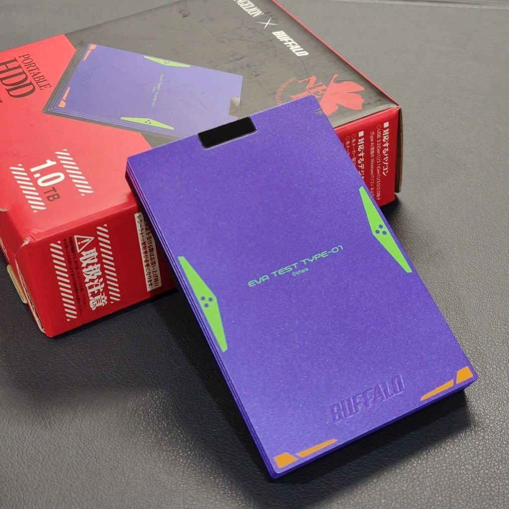 EVA x Buffalo HD-PCG1.0U3 / EVA 1TB 外接硬碟, 其他, 其他- Carousell