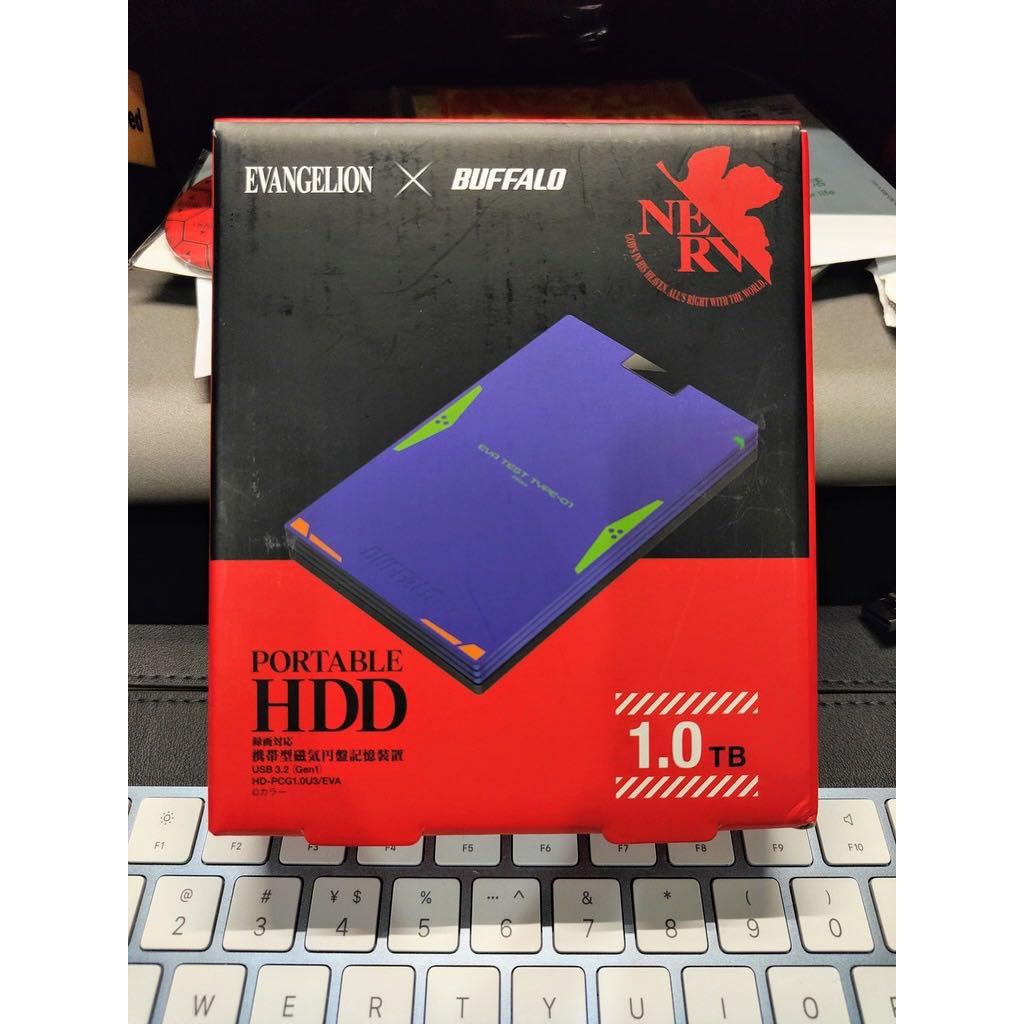 爆買いセールBUFFALO HD-PCG1.0U3 EVA 1.0TB 外付けハードディスク・ドライブ