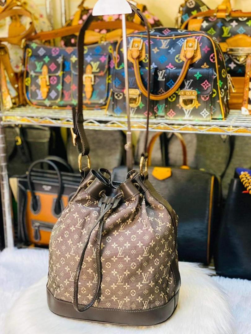 Extremely rare LV Mini Lin pull string bucket bag Women s