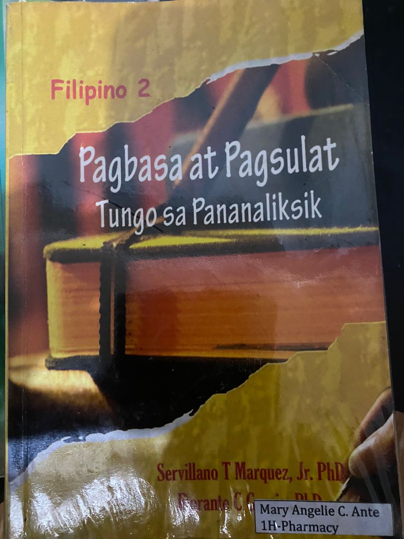 Filipino 2 Pagbasa At Pagsulat Tungo Sa Pananaliksik Hobbies And Toys 9102