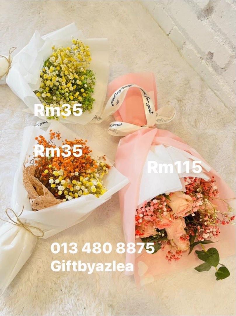 Flower Bouquet ready stock shah alam, Hobbies & Toys, Stationery