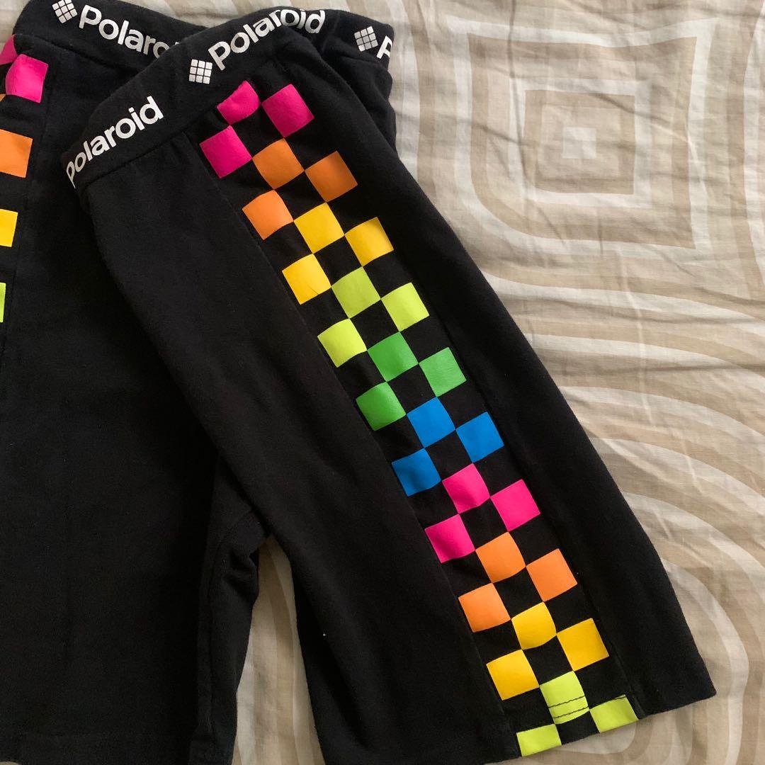 Polaroid biker discount shorts