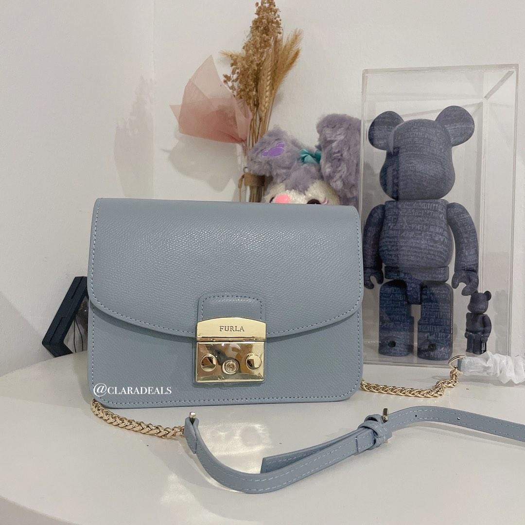 Furla Metropolis Crossbody Medium Sky Blue