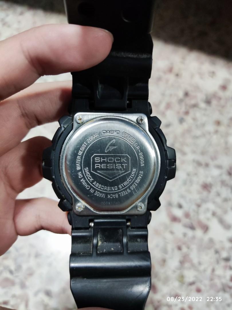 G shock watch solar panel