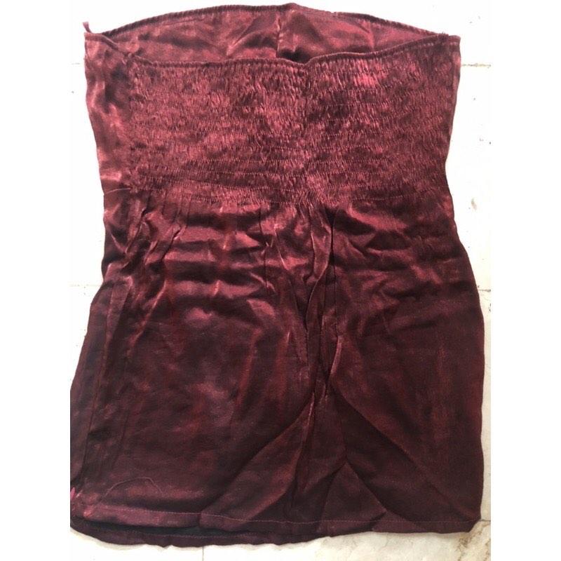GARTERIZED SEXY TUBE TOP, Women's Fashion, Tops, Others Tops on Carousell