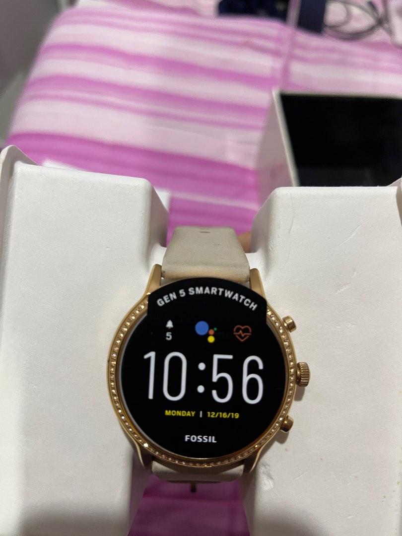 Gen 5 Smartwatch Julianna HR Blush Leather