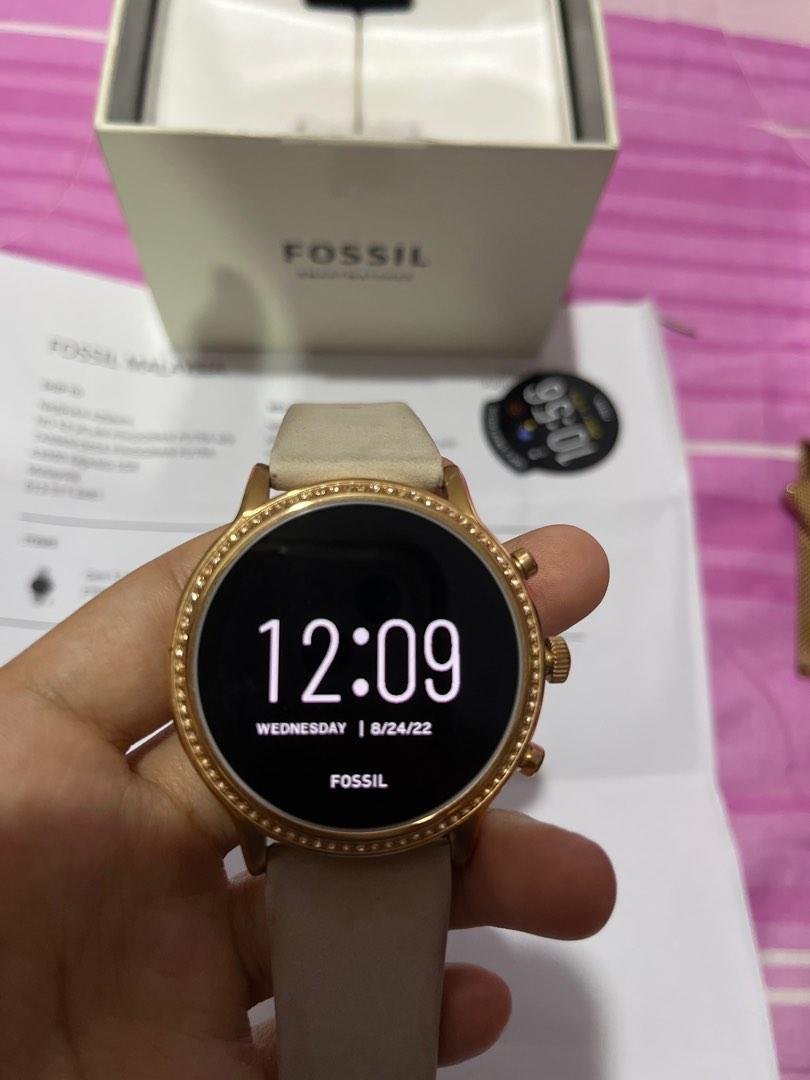 Gen 5 smartwatch julianna hr blush leather discount