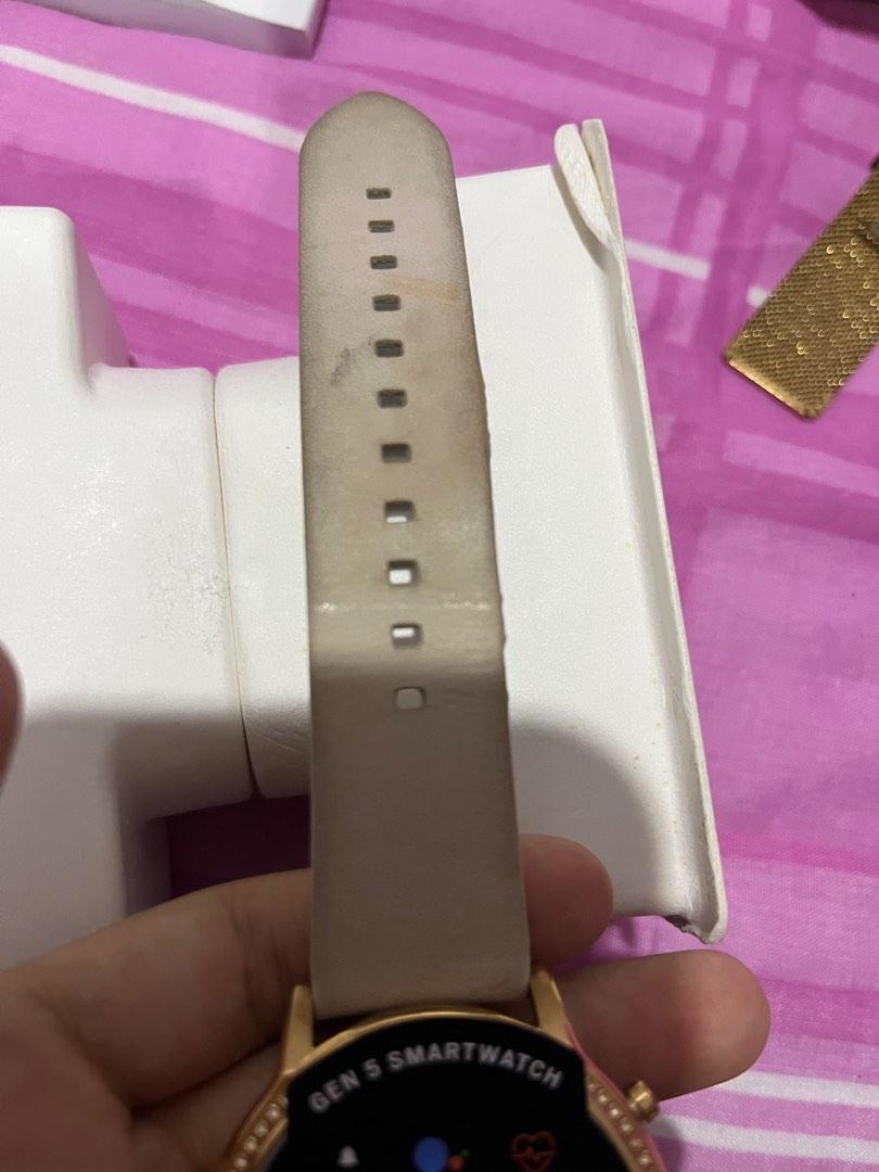 Gen 5 Smartwatch Julianna HR Blush Leather