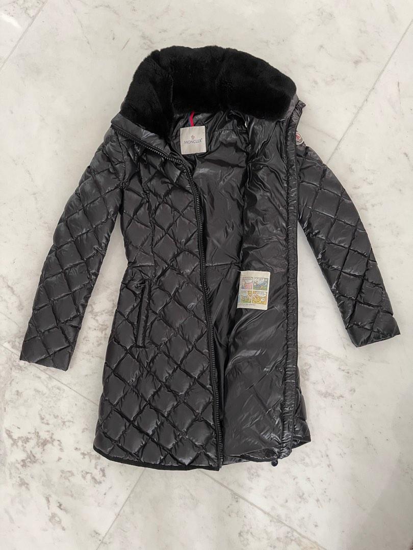 Moncler rabbit fur outlet jacket