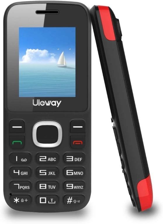 GSM Seniors Mobile Phones Without Contract, Large Buttons, Dual SIM, 1.