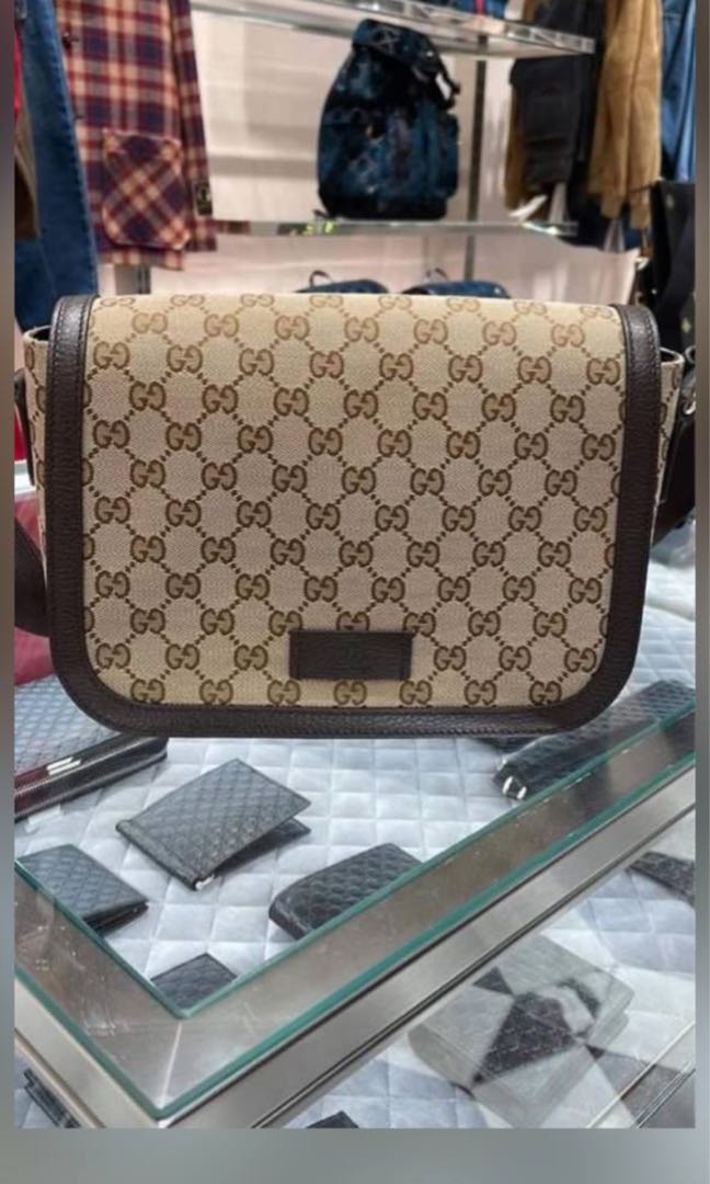 Gucci crossbody messenger bag, Luxury, Bags & Wallets on Carousell