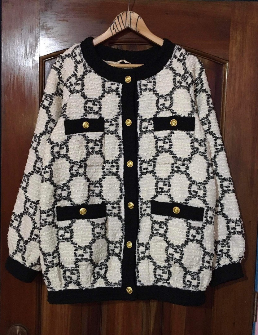 Gucci Tweed Blend Jacket (Womens), Women's Fashion, Coats, Jackets and  Outerwear on Carousell