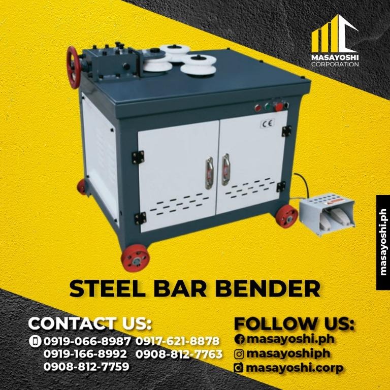 GWH32 Arc Bending Machine Electric Bar Bender Rebar Bender Steel