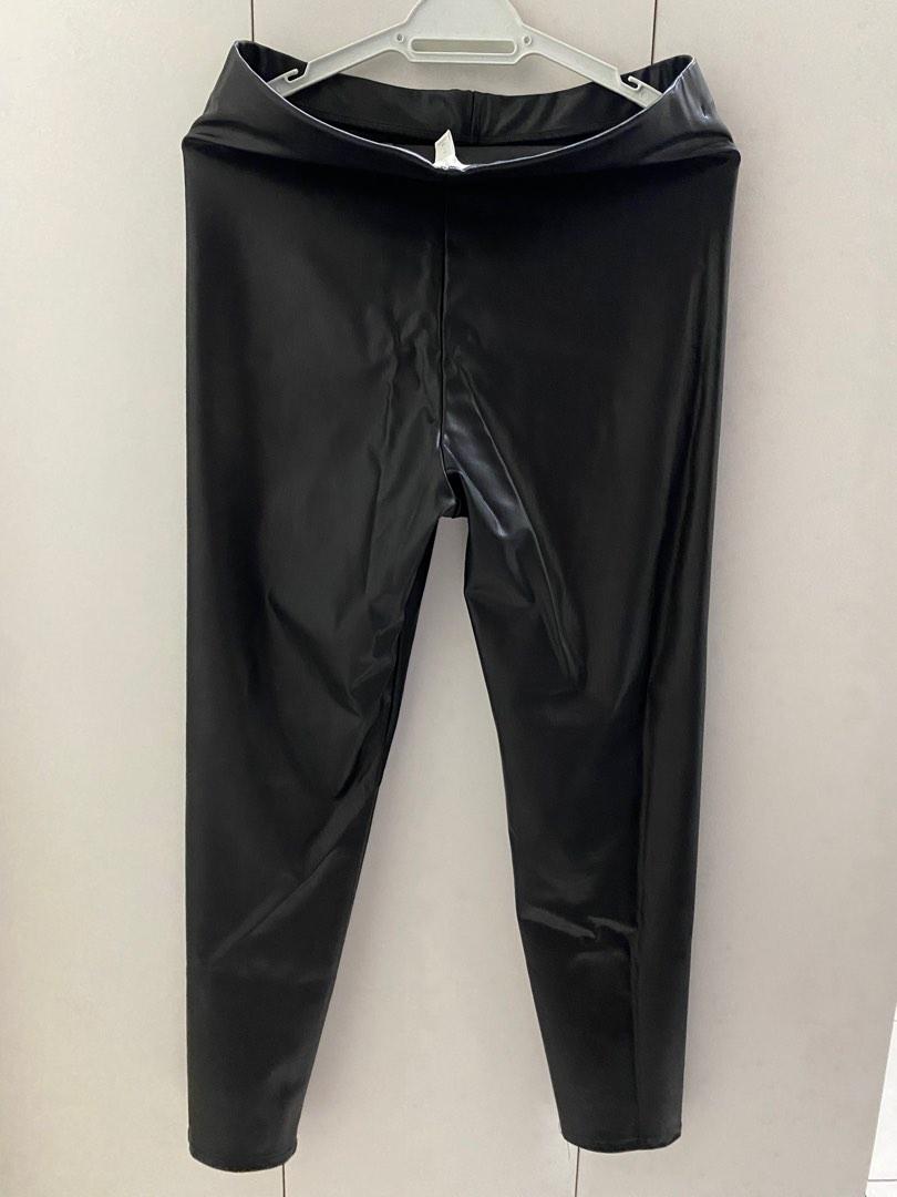 H&M Polyurethane Leather Pants for Women
