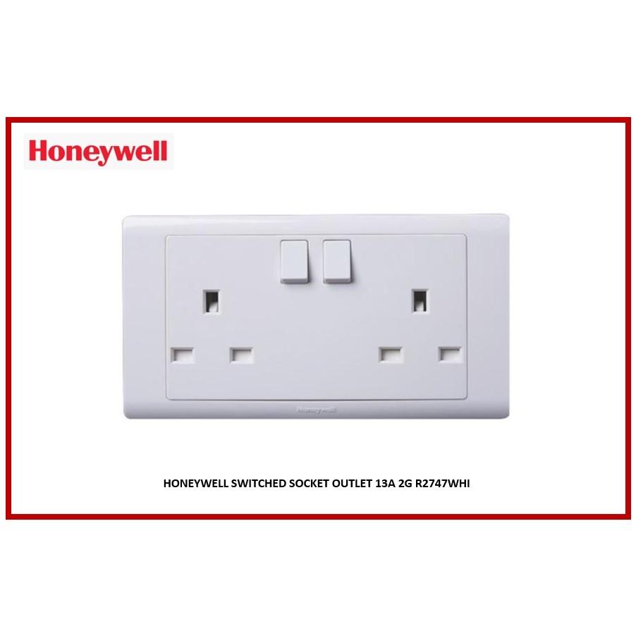 Honeywell Switched Socket Outlet 13A (2 Gang), TV & Home Appliances