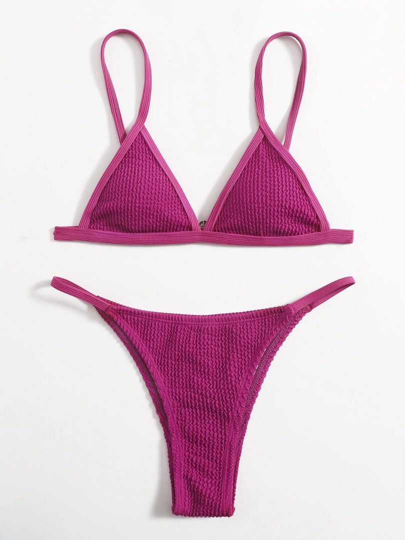 Hot pink bikini, Women's Fashion, Swimwear, Bikinis & Swimsuits on