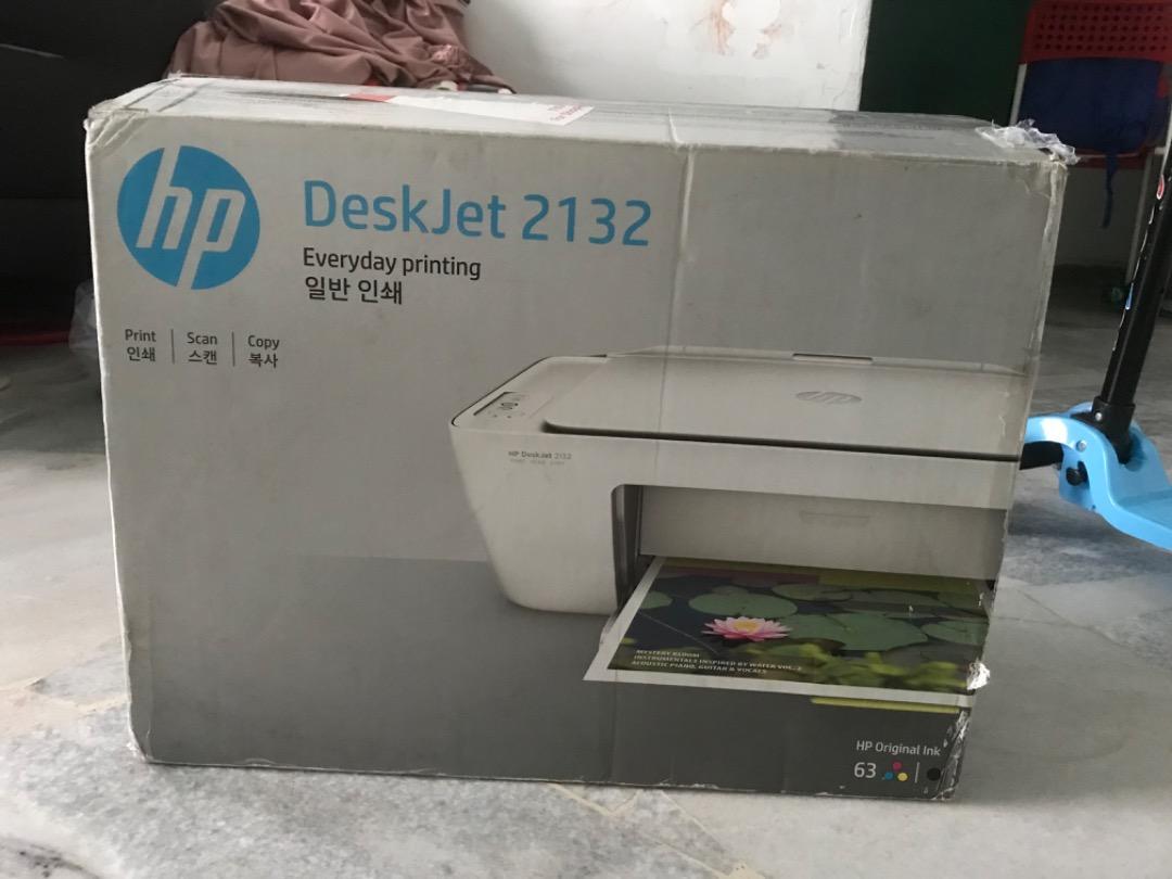 HP Deskjet 2132 Printer, & Tech, Printers, Scanners Copiers on Carousell